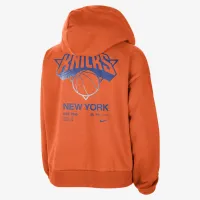 New York Knicks Standard Issue жіноча Nike Dri-FIT NBA Pullover Толстовка з капюшоном Orange