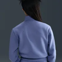 Nike Sportswear Club Fleece Big дитячі (Girls') 1/2-Zip Long-Sleeve Top блакитний