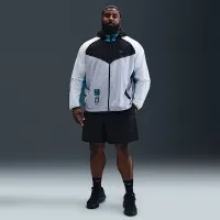 Nike Tech мужские Woven Windrunner Full-Zip Куртка цвет черный