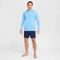 Nike Swim Hydroguard чоловічі Long-Sleeve Hooded Top блакитний