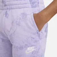 Nike Sportswear Club Fleece Big детские French Terry шорты цвет фиолетовый