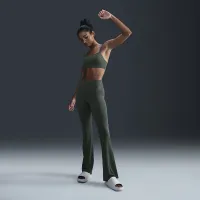 Nike Zenvy жіноча З високою талією Flaколір червоний лосіни колір зелений