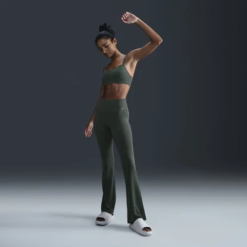 Nike Zenvy женская С высокой Талией Flaцвет красный лосины цвет зеленый