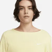 Nike Sportswear женская Ribbed Jersey Long-Sleeve Top Yellow