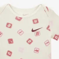 Nike Baby (12-24M) 2-Piece Printed Bodysuit комплект колір коричневий