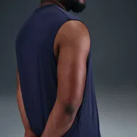 Nike Dri-FIT мужские Sleeveless Swim Hydroguard (Extended Size) синий
