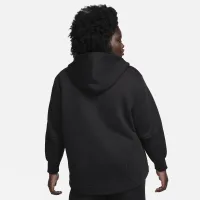 Nike Sportswear Tech Fleece жіноча оверсайз Full-Zip Толстовка з капюшоном (великі розміри) колір чорний