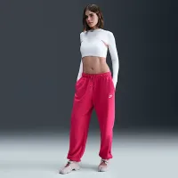 Nike Sportswear Club Fleece женская Mid-Rise оверсайз Sweatpants Pink