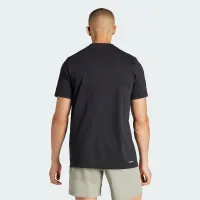 Футболка adidas Aeroready Tennis Logo Slam Graphic IS2419 - Чорна