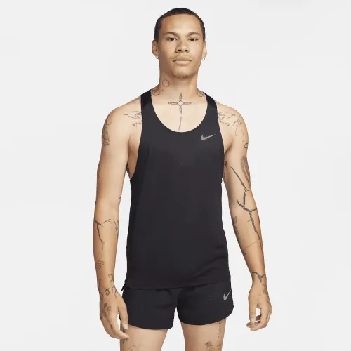 Nike Fast мужские Dri-FIT Running Singlet цвет черный