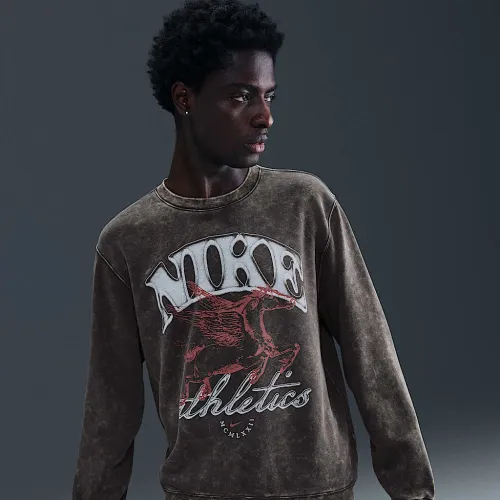 Nike Sportswear Club Fleece Crew колір сірий