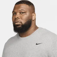Nike Dri-FIT мужские Fitness футболка цвет серый