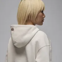 Nike Jordan Brooklyn Fleece жіноча Pullover Толстовка з капюшоном колір сірий