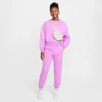 Nike Sportswear Club Fleece Girls' Boxy Crew-Neck свитшот цвет фиолетовый