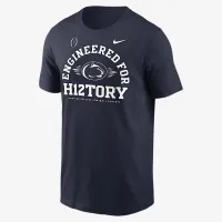 Penn State Nittany Lions 2025 College Football Playoff Bound Engineeцвет красный For History мужские Nike College футболка синий