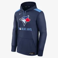 Toronto блакитний Jays Authentic Collection чоловічі Nike Therma MLB Pullover Толстовка з капюшоном блакитний