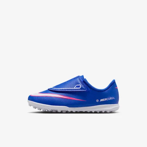 Nike Jr. Mercurial Vapor 16 Club Little детские Turf Low-Top Soccer Кроссовки синий