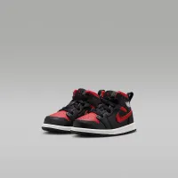 Nike Jordan 1 Mid Baby/Toddler Кросівки колір чорний