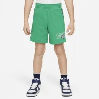 Nike Sportswear Paint Your Future Little детские French Terry шорты цвет зеленый