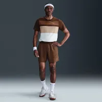 NikeCourt Advantage чоловічі Tennis Top колір коричневий