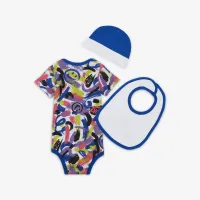 Nike Express Yourself Baby 3-Piece Bodysuit комплект колір білий