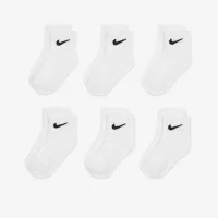 Nike Logo Ankle носки Box набор (6 пары) Baby носки цвет белый
