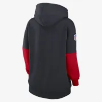 Houston Texans Sideline Essential женская Nike NFL Pullover Толстовка с капюшоном синий