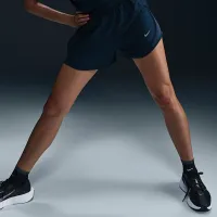 Nike Tempo женская Dri-FIT Mid-Rise Brief-Lined Running шорты синий
