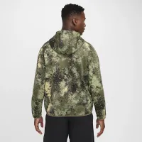 Nike Camo мужские Therma-FIT Versatile Pullover Толстовка с капюшоном цвет зеленый
