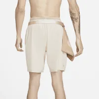 Nike Dri-FIT x MMW чоловічі 3-in-1 шорти колір коричневий