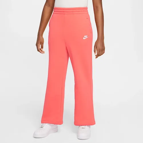Nike Sportswear Club Fleece Girls' Wide-Leg Pants Orange