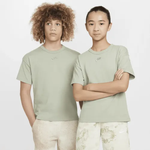 Nike Sportswear Big детские футболка цвет зеленый