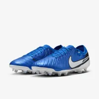 Nike Tiempo Legend 10 Pro Firm-Ground Low-Top футбольні бутси блакитний