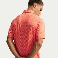 Nike Par мужские Dri-FIT для гольфа Polo Orange