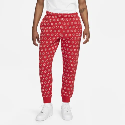 Nike Sportswear Club Fleece чоловічі Monogram Joggers колір червоний