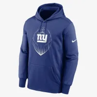 New York Giants Icon Men’s Nike Therma NFL Pullover Толстовка с капюшоном синий