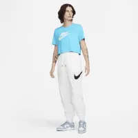 Nike Sportswear Essential женская Cropped Logo T-Shirt Blue