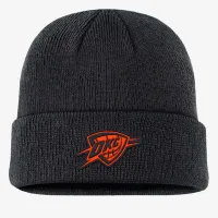 Nike Oklahoma City Thunder Terra City Edition Nika NBA Beanie колір чорний