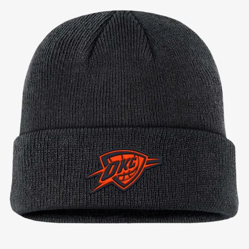Nike Oklahoma City Thunder Terra City Edition Nika NBA Beanie колір чорний