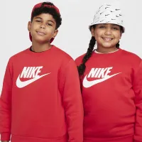 Nike Sportswear Club Fleece Big детские свитшот (Extended Size) цвет красный