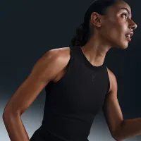 NikeCourt Advantage жіноча Dri-FIT Tennis Tank Top колір чорний