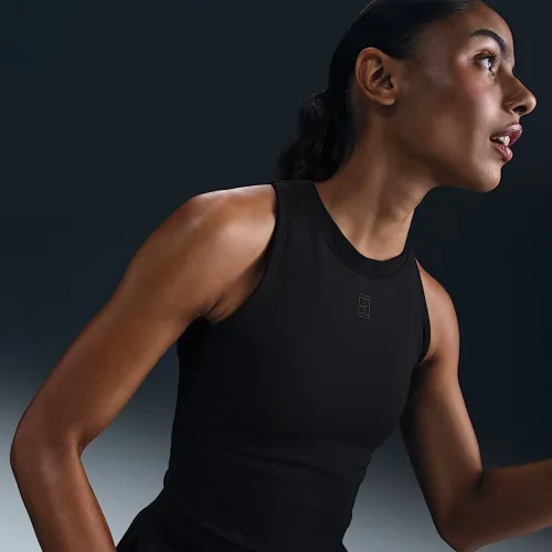 NikeCourt Advantage женская Dri-FIT Tennis Tank Top цвет черный