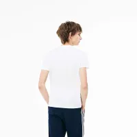 Футболка Lacoste Crew Neck Pime хлопковыеJersey TH6709-001 - Белая