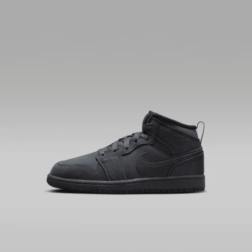 Nike Jordan 1 Mid SE Craft Little дитячі Кросівки колір сірий