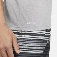 Nike чоловічі Heatheколір червоний Sleeveless Hydroguard Swim Shirt колір сірий