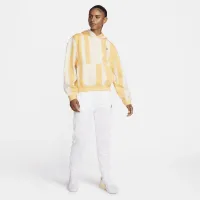 NikeCourt Heritage женская Dri-FIT Printed Tennis Толстовка с капюшоном цвет коричневый