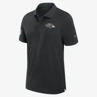 Baltimore Ravens Sideline чоловічі Nike Dri-FIT NFL Polo колір чорний