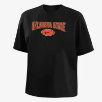 Oklahoma State женская Nike College Boxy футболка цвет черный