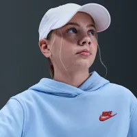 Nike Sportswear Club Fleece Big детские Pullover Толстовка с капюшоном синий