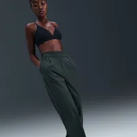 Nike 24.7 PerfectStretch женская Dri-FIT С высокой Талией Loose Wide-Leg Pants цвет зеленый